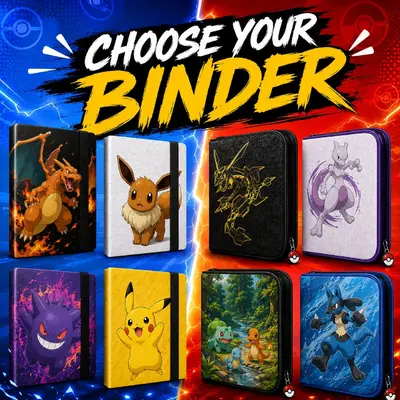 4x4 pokemon card binder 4-Pocket Exo-Tec® Zip Binder main image 1