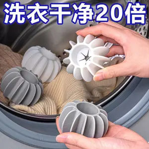 Anti-tangle laundry ball for drum washing machines, a magic cleaning tool to prevent clothes from knotting