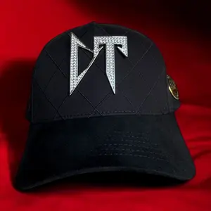 CT Hat with Diamond Pin and Suede Visor - Adjustable Snapback for Men and Women