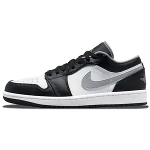 Jordan Air Jordan 1 Low "Shadow" Synthetic Leather Retro Basketball Shoes for Men and Women with Cushioning and Traction Trending Shoes, House White Official Shoes to Get / Maison Mihara Verifiable, with credentials and supporting global authentication