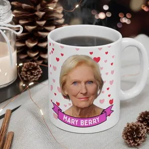 Mary Berry Cute  Gift, 11oz and 15oz Coffee/Tea , Mary Berry Ceramic Mug, Cool Funny Mary Berry  #228