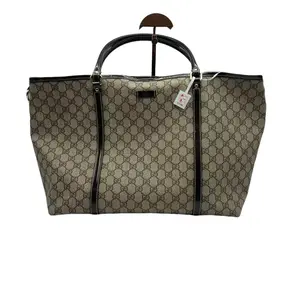 Pre-owned GUCCI h3 Large Monogram Coated Canvas Tote Bag 62144