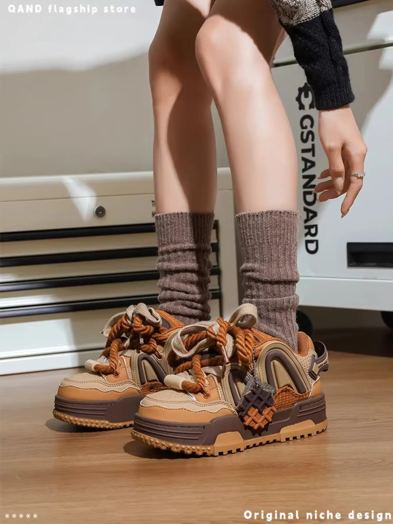 Women's Casual Sneakers, Trainer, Thick Sole Height Increasing Shoes, Versatile Couple Footwear, Comfortable Daily Wear, Stylish Board Shoes, Fashionable Sneakers, Athletic Walking Shoes, Sports Shoes, Thick Soled Sneakers
