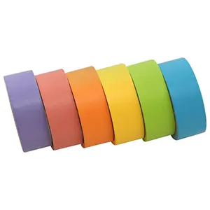 Zink Colorful Washi Tape Set with Full Rainbow of Pastel Zink Colorful Washi Tape Set with Full Rainbow of Pastel