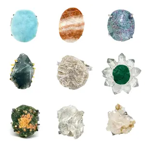 【No.335-343 Tray 20】Unique Handmade Crystal Ring