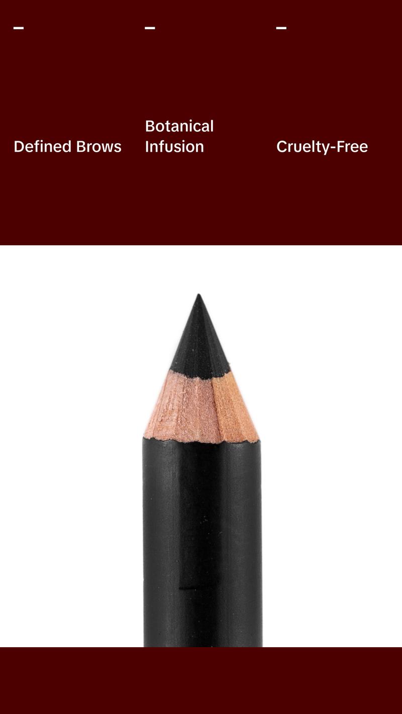 Palladio Brow Pencil - Dark Brown, Cosmetic, Ideal for Makeup and Daily Use