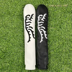 Golf Pointing Rod Cover, Direction Indicator Rod Cover, PU Positioning Rod Practice Baseball Rod Protective Hat, Golf Accessories, Golf Club Covers, Golf Supply
