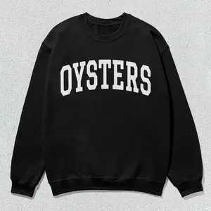 Oysters Sweatshirt Collegiate Crewneck Sweater Unisex