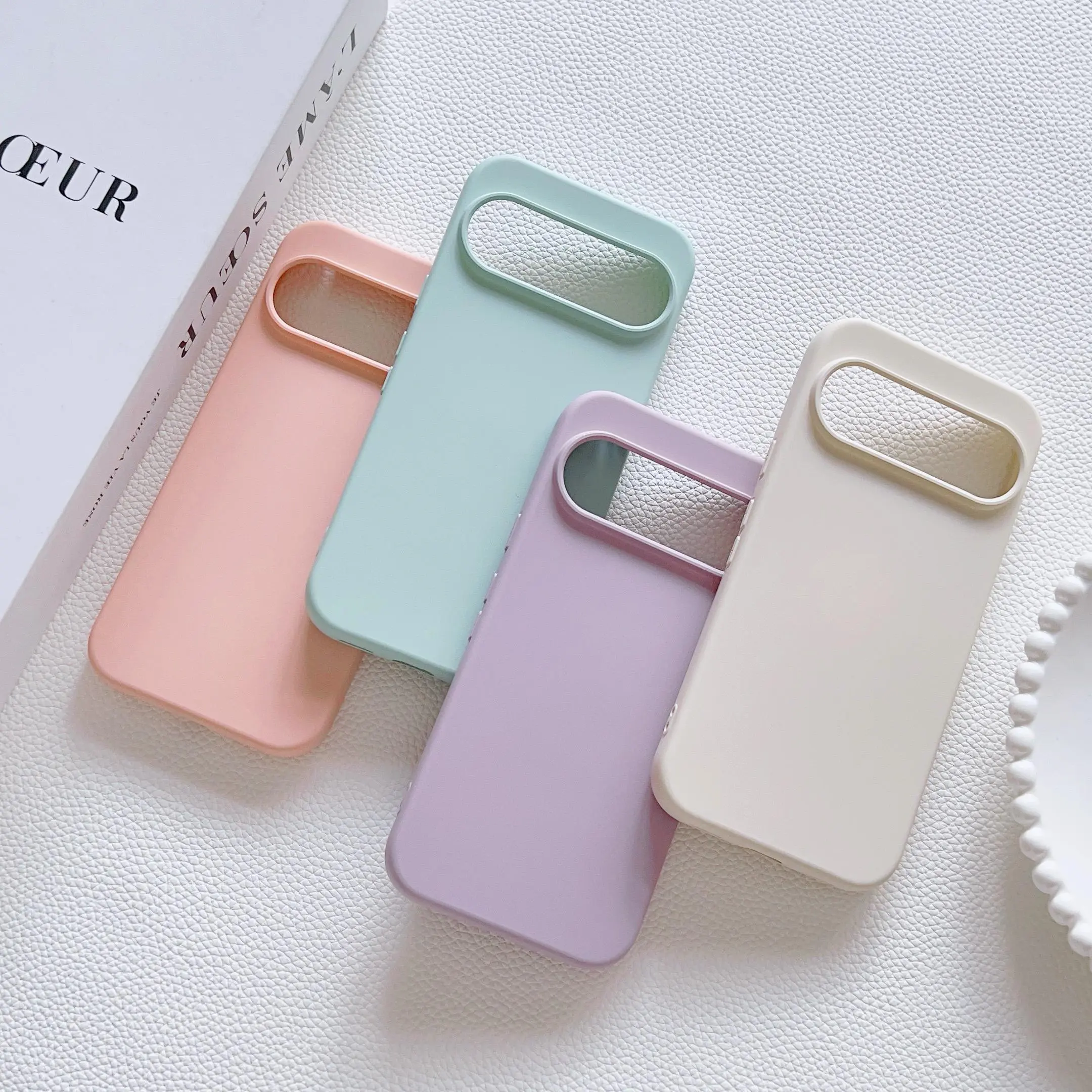 Luxury Liquid Silicone Phone Case For Google Pixel 6 6A 7 7A 8 8A 9 9A 10 Pro XL 9Pro 10Pro 8Pro Back Cover Phone Accessories