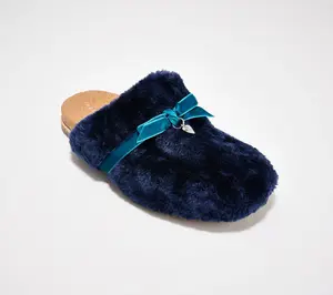 Revitalign Orthotic Bow Slide Slippers - Holly Heart