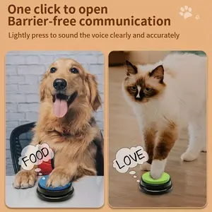 [Talking Pet Training Button] Dog Talking Button - Pet Communication Tool for Training - Buzzer Artifact