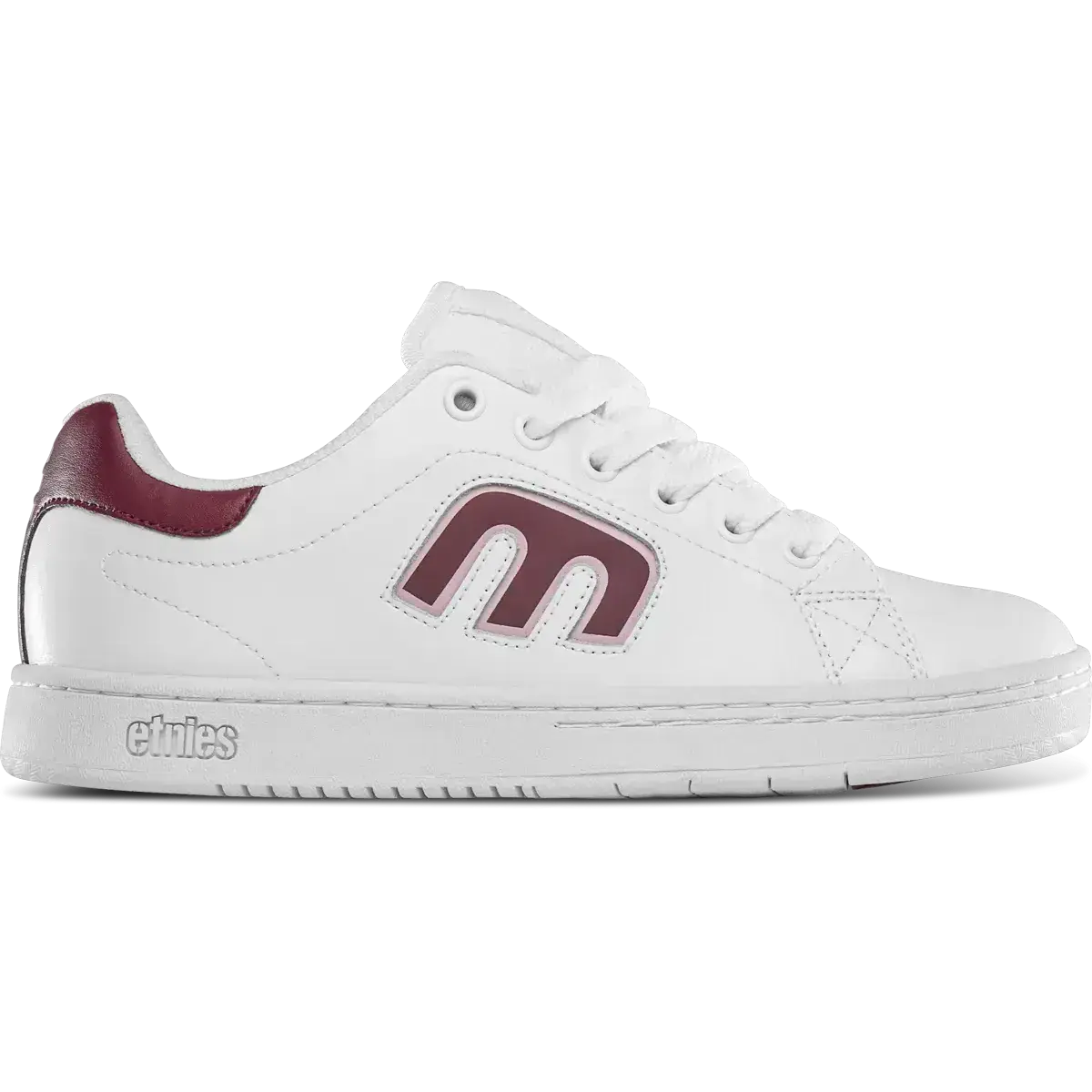 etnies Callicut Women's Action Leather Skate Shoes - Limited Edition Keep A Breast Athletic Footwear with Padded Collar & Cupsole