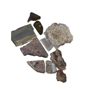 365g Lapidary Slab Rough Tumbled specimen Mixed Bulk Gemstone Lot