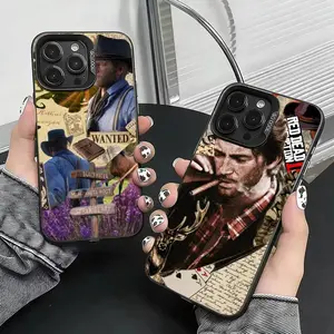 RDR-2-Arthur Morgan   Phone Case For iPhone 17 Air 16 15 14 13 12 11 Pro Max Plus Colorful Silver Phone case Funda Cover