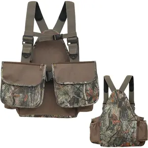 Tactical Hunting Vest with Game Pouch & Backpack Convertible, Adjustable Camo Vest for Upland Bird Hunting, Men and Women Outdoor Gear for Fishing, Hiking and Camping