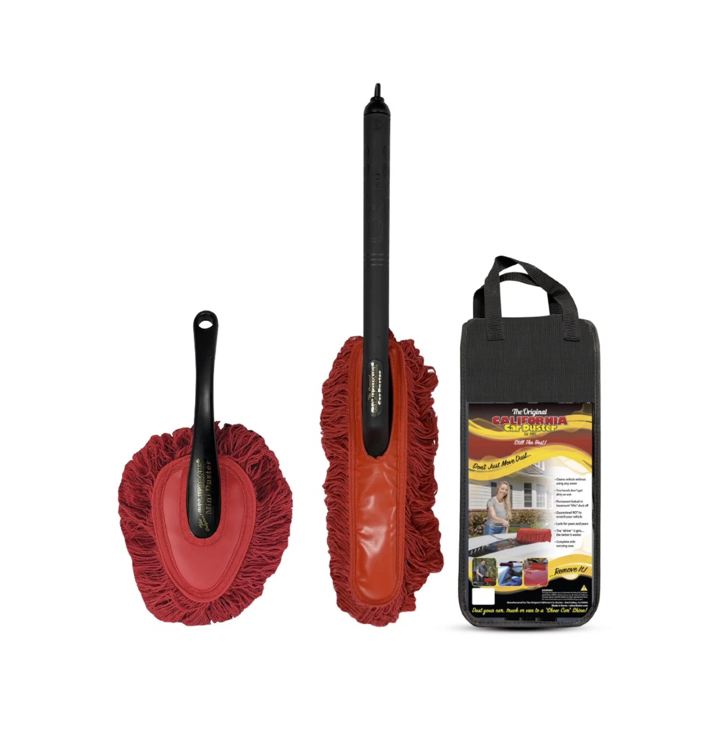 California Car Duster Auto Detailing Combo with Standard and Mini Duster 86445 California Car Duster Auto Detailing Combo with Standard and Mini Duster 86445