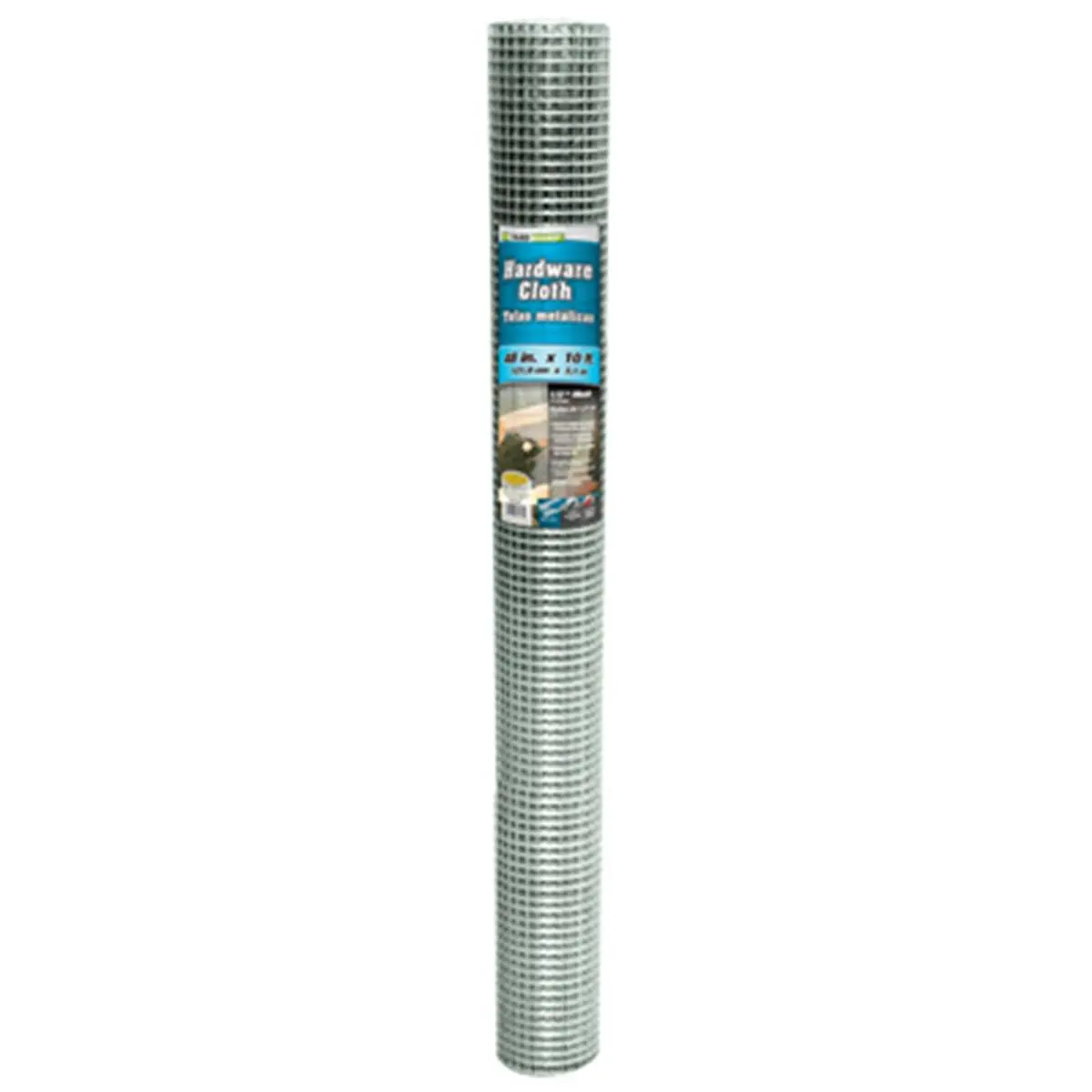 Midwest Air 308230B 19-Gauge Hardware Cloth, 48 in. x 10 ft. Size, 0.5 in. Mesh for Mosquito Netting & Bedding Protection, Construction Use