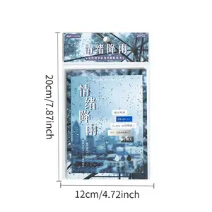 4 styles  80 sheets film cutting sticker books, vintage style, coated paper material, DIY decorative materials  film cutting sticker books Scrapbook Page Scrapbooking