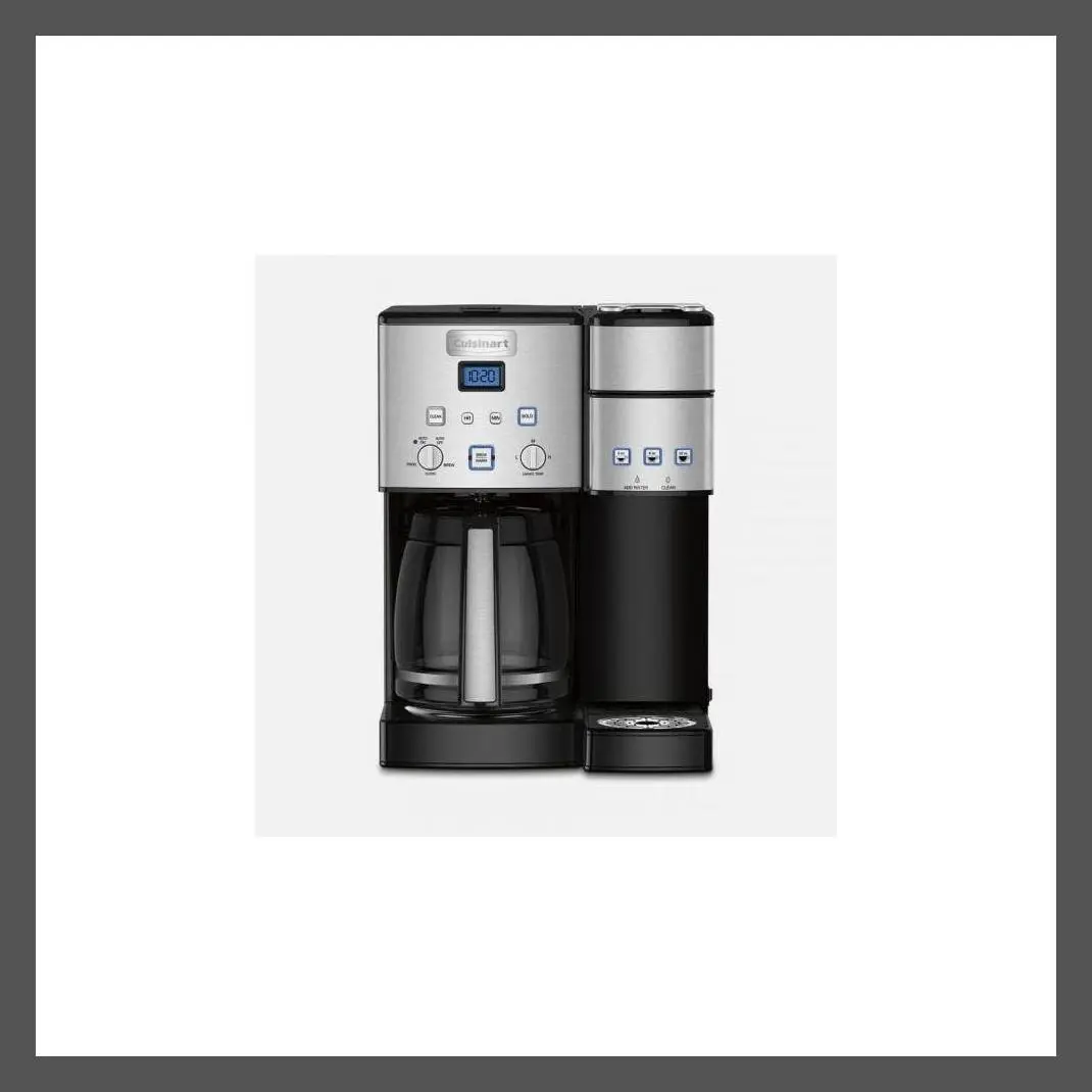 Cuisinart Coffee Center 12 Cup Coffeemaker and Single-Serve Brewer - SS -  TikTok Shop
