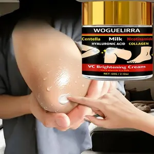 Dark Spot Brightening Moisturizing Cream, Low Allergy Vitamin C, Niacinamide, Milk Rich, for Inner Thighs, Elbows, Knees, Buttocks, 60g