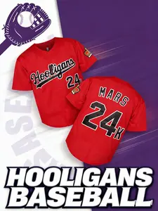 Baseball Jersey Sports Shirt, Quick-Dry Short Sleeve, High-Quality Experience, Customizable Field Style, Spring & Fall Wear