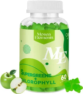 Chlorophyll Chewable Gummies for Women 100% Vegan | Clear Glowing Skin, Long-Lasting Fresh Breath & Daily Gentle Detox | Natural Healthcare & Fitness Supplement for Daily Wellness