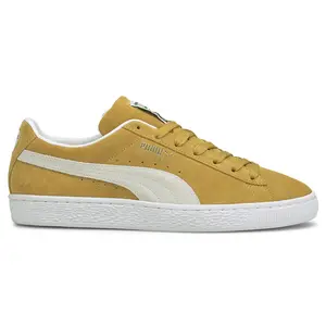 PUMA Mens Suede Classic Xxi Lace Up Sneakers Shoes Casual - Yellow