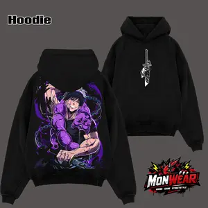 Vintage Toji Fushiguro - Jujutsu Kaisen Anime Washed Tee - Unisex T-shirt - Unisex Hoodie | Oversize Anime Manga Washed Heavyweight Cotton T-shirt, Gift For JJK Fans, Anime Lover, Graphic Streetwear Tee