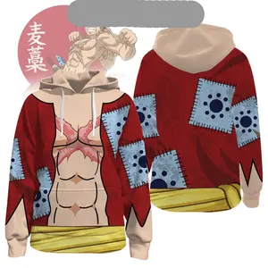Wano Kimono Fan Pullover Hoodie Shirt For Men Breathable Comfy Outfit