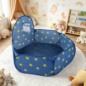 Kids Foldable Play Tent, Playhouse, Durable Ball Pit, Large Pop-Up Playpen, Ideal Birthday Christmas Halloween Thanksgiving Gift, Balls Not Included