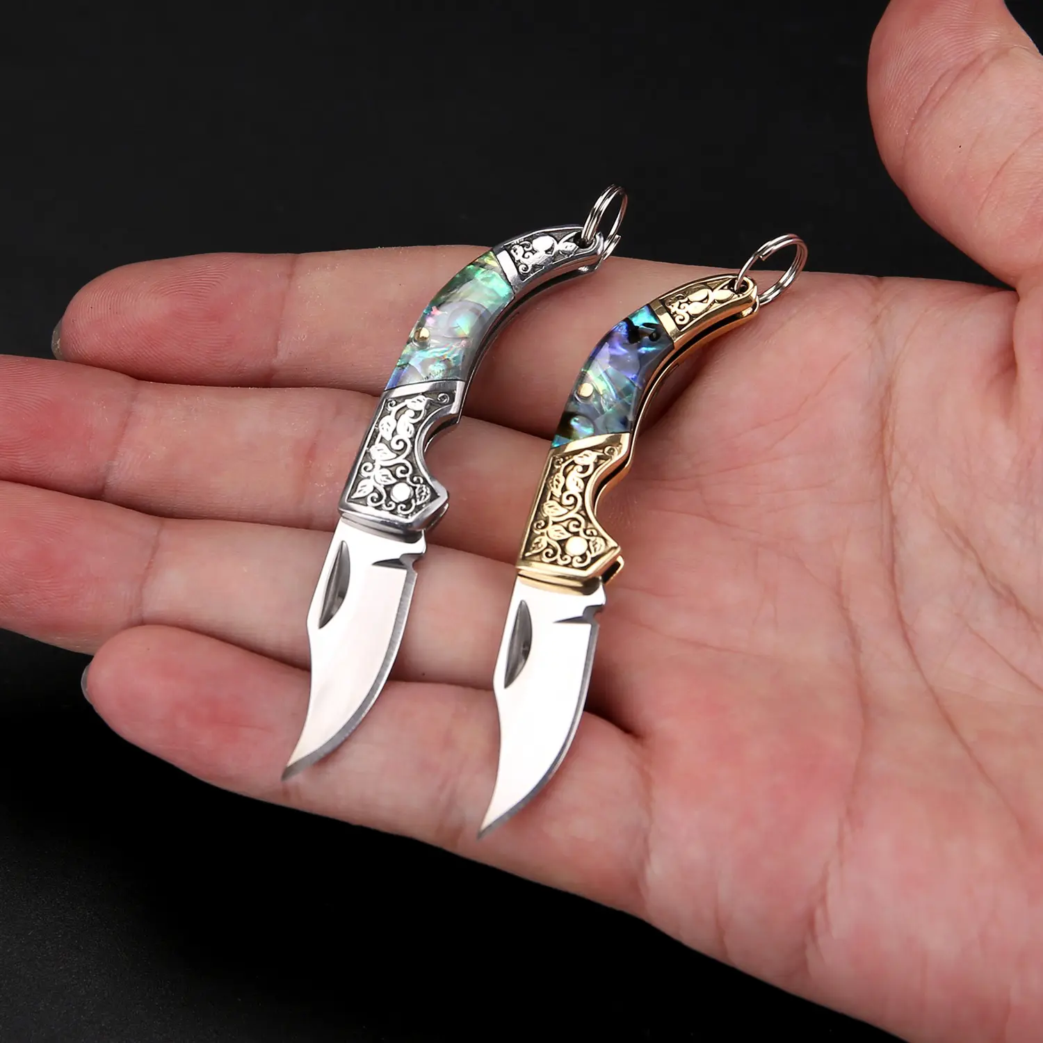 Keychain Knife Portable Mail Opening Tool Travel Folding Mini Pocket Knife, Compact Self-Defense Utility Blade Accessory, Folding Pocket Knives, Portable Multipurpose Knives