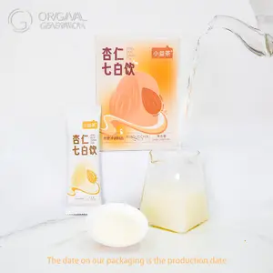 Almond Soy Milk Beauty  Tea 140g (7pcs×20g) Caffeine Free With Almond, Instant soybean powder, Semen Coicis, Coconut  milk powder,  Oligo-maltose, Lotus seed, Gordon Euryale, Yam, Lily