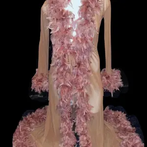Flowy Feather Robe
