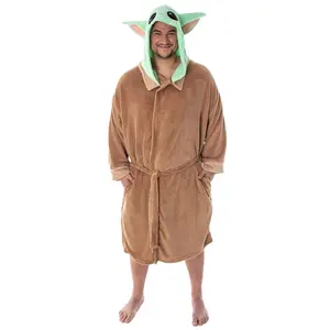 Star Wars Baby Grogu Robe Big And Tall The Mandalorian Baby Grogu Bathrobe Plus Size Costume Robe