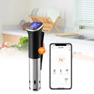 Inkbird Waterproof WIFI Sous Vide Cooker,APP RecipesTimer Alarm ,Kitchen tools Remote Monitoring Cooking Result Temperature Control High Output