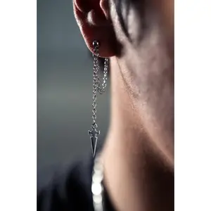 JUDGEMENT Chain Earrings - Elegant Design with Unique Features and Secure Fit