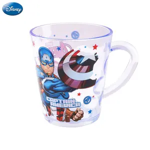 Marvel Captain America 260ML Mug, Officially Licensed Plastic Crystal Cup, Durable Water & Coffee Holder, Perfect for Parties & Gifts