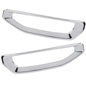Front Fog Light Lamp Cover Trim Frame Bezel for GMC-SIERRA 2016-2018 Exterior Decoration