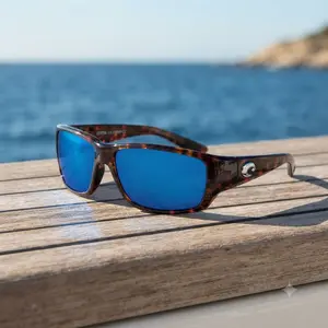 Costa Del Mar Tuna Alley Matte Black Frame/Grey Polarized Lenses 580P, COSTA Polarized Sunglasses Fashion Cycling Running Sun Glasses Unisex Outdoor Sport Polarized Goggles