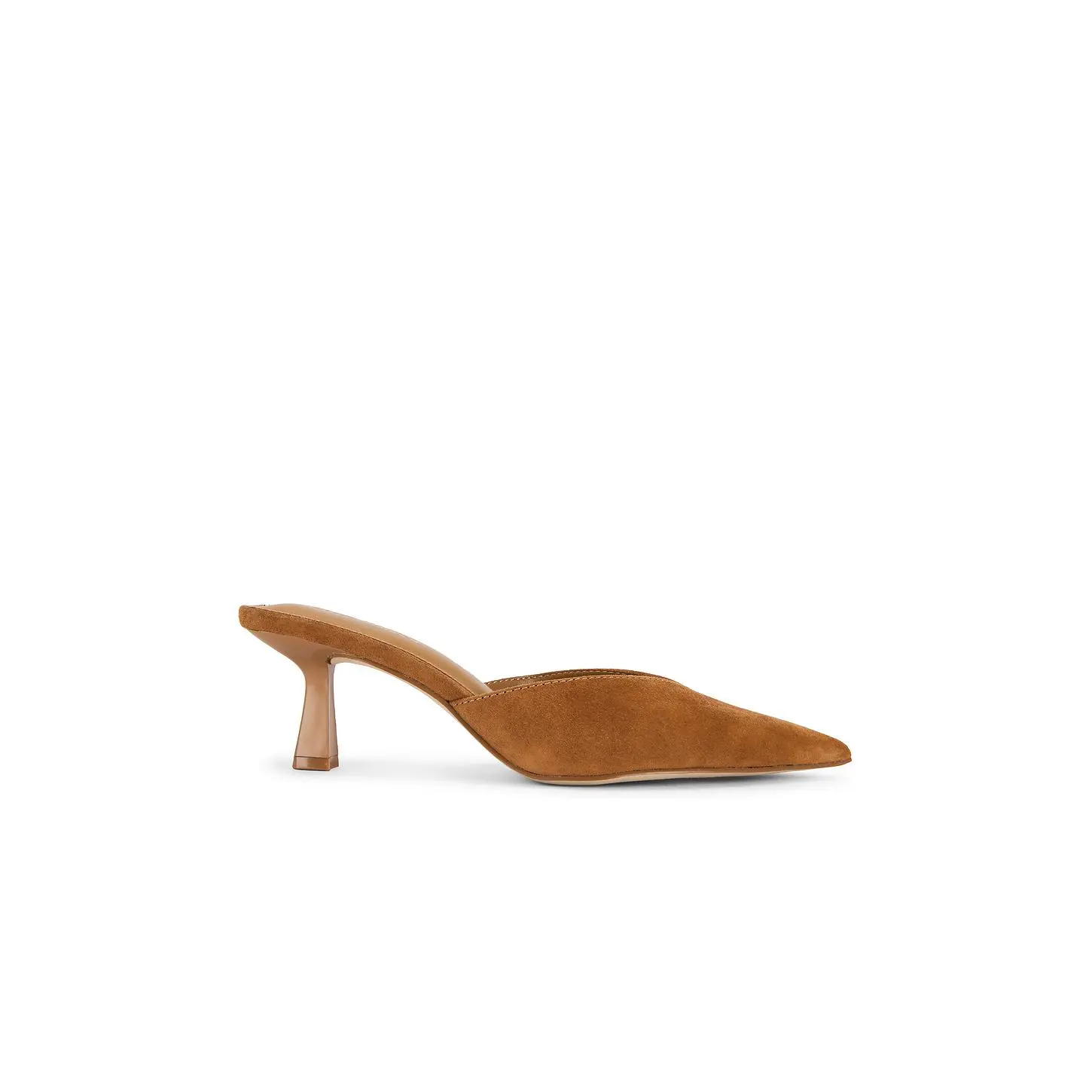 Steve Madden Mod Mule Pump in Chestnut Suede