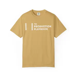 The Production Playbook T-Shirt | Film Slate Logo, Crew Apparel