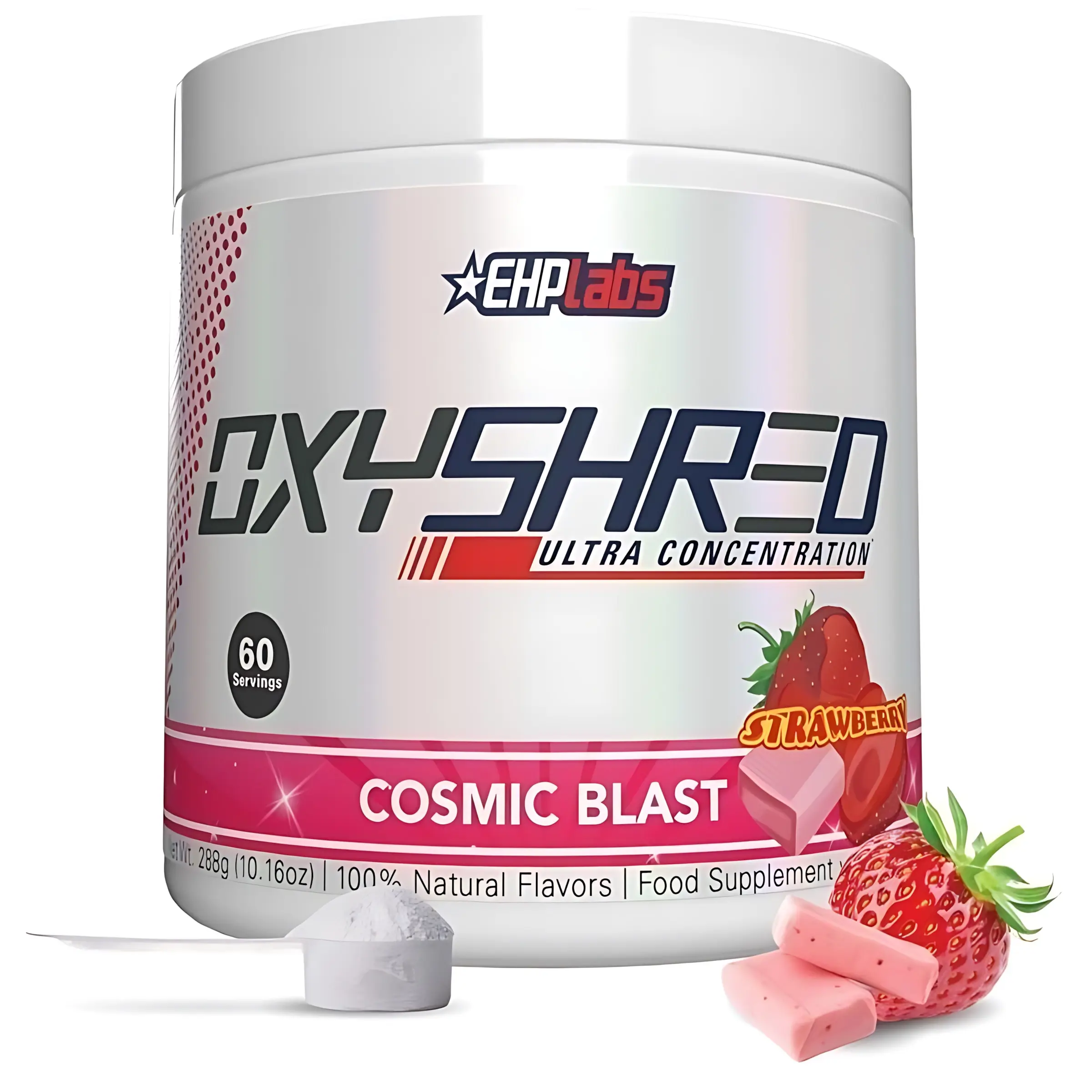 EHPlabs OxyShred Ultra Concentration Pre Workout Powder 60 Serves 150mg Caffeine Sugar Free Vegan Friendly GlutenFree Men Women Health Fitness Supplements Cosmic Blast Flavor