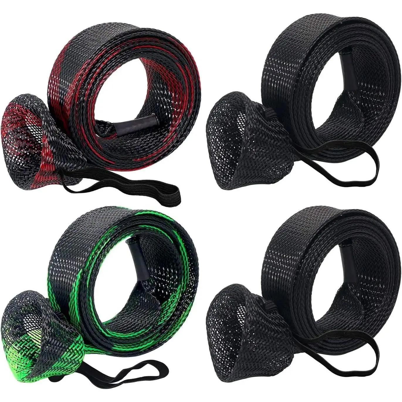 Fishing Rod Cover, 4 Count Sleeve Sock Fishing Rod Glove Protector with ...