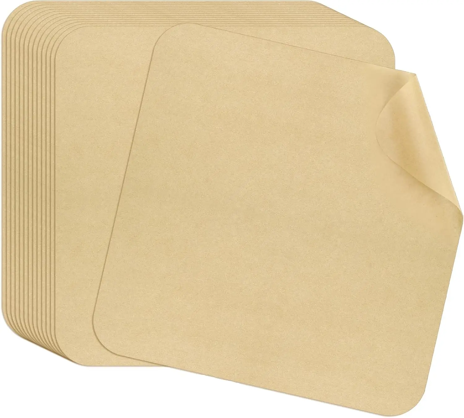 Air Fryer Parchment Paper Squares, 100 Sheets Unbleached Pre-Cut Baking Disposable Paper Liner for Ninja Foodi Flip SP101/SP201/SP301/SP351, Cuisinart Toaster Oven, Microwave