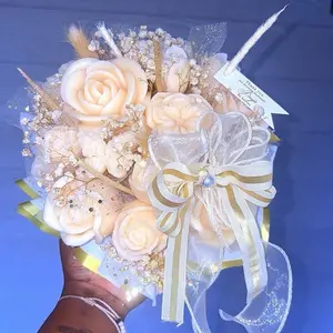 Decorative Candle Bouquet, Home Decor Ornaments for Interior Decoration
