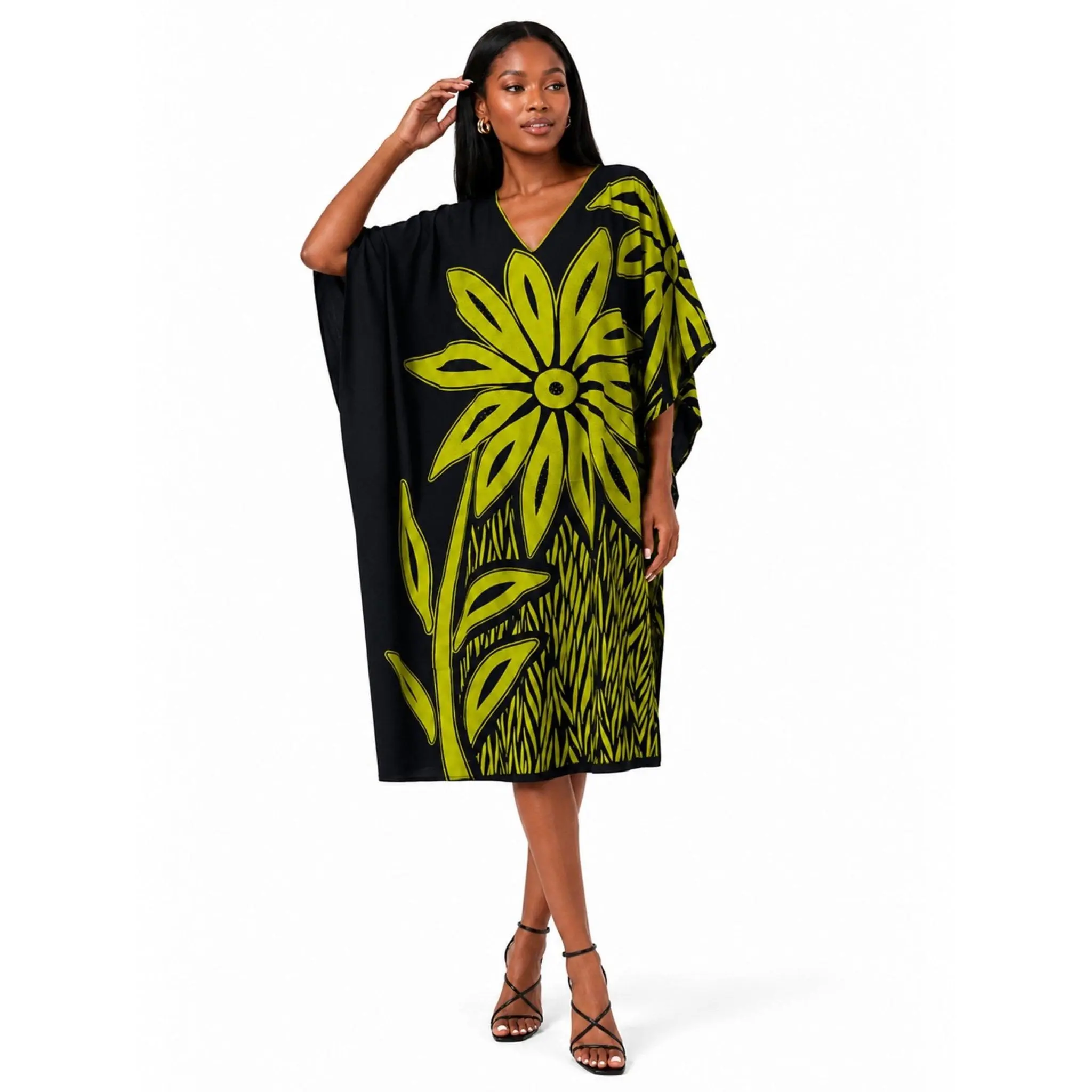 Microfiber Short Caftan by Studio EY
