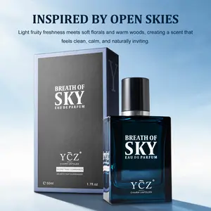 YCZ Breath of Sky Eau de Parfum Unisex | Fresh Airy Aromatic Woody Fragrance with Orange Blossom, Rose, Vanilla, Amber & Musk | Elegant Arabian Perfume Luxurious Gift for Him & Her