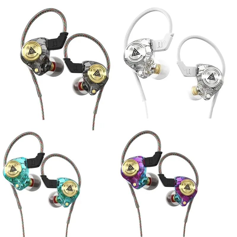 2026 Upgrade AK3 In-Ear Monitor Headphone, Wired Gaming Earbuds with MIC, Deep Bass Sound, Portable 3.5mm Wired Gaming IEM in-Ear Earphones Ear Buds, for Singers Musicians with MIC IEM for Music Video Calling