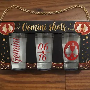 Custom shot glasses