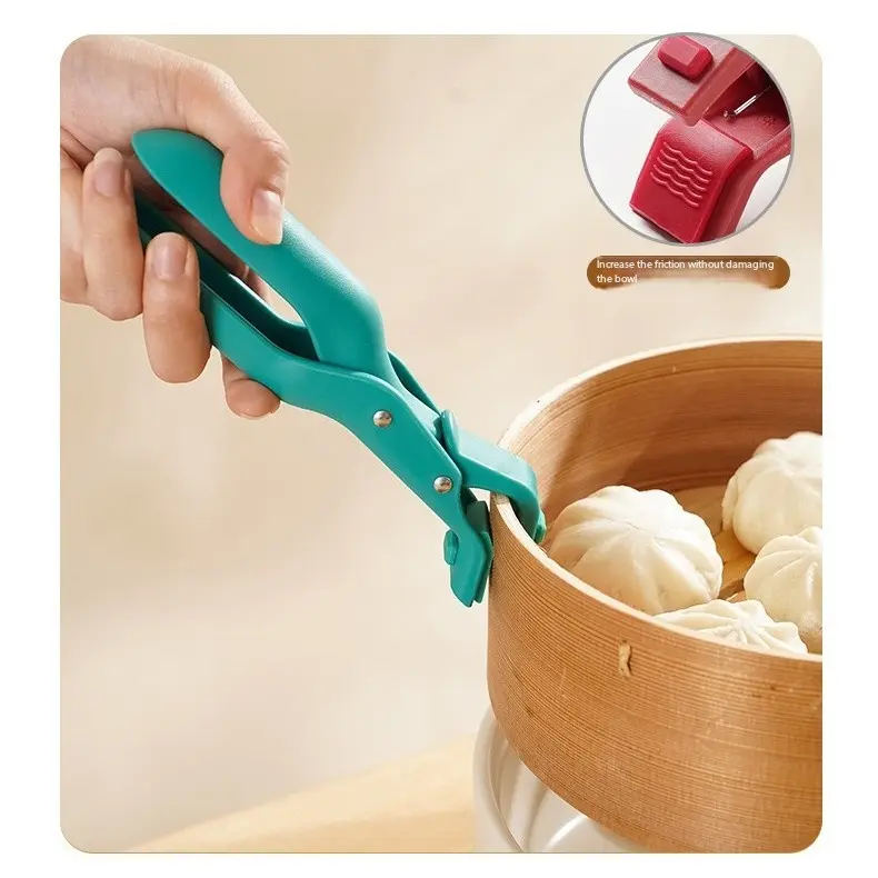 2 PCS Multi-Functional Anti-Scald Bowl Clip Hot Dish Plate Gripper Clips Tongs